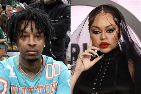 Latto seemingly confirms relationship with 21 Savage .